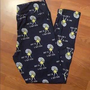 Don’t be a salty B! Leggings